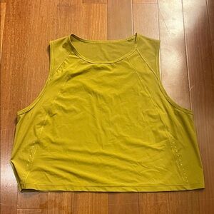 Women's Green Sleeveless Top